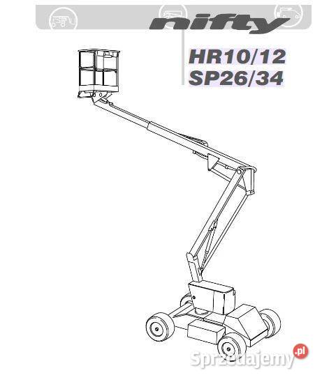 Nifty HR10 SP26 HR12 SP34 instrukcja obsługi DTR motoryzacja, transport