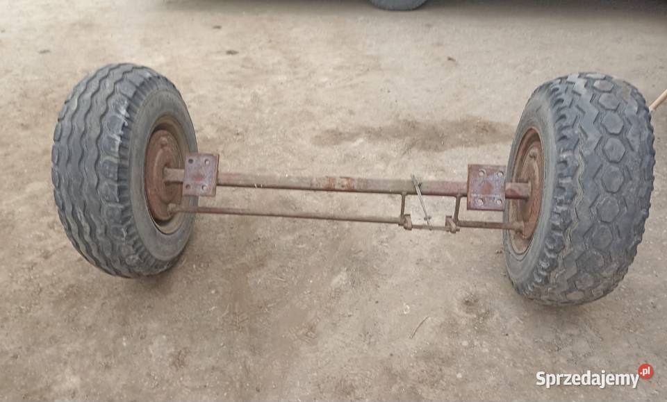 Oś hamowana przyczepy samozbierającej małopolskie Pisarzowa