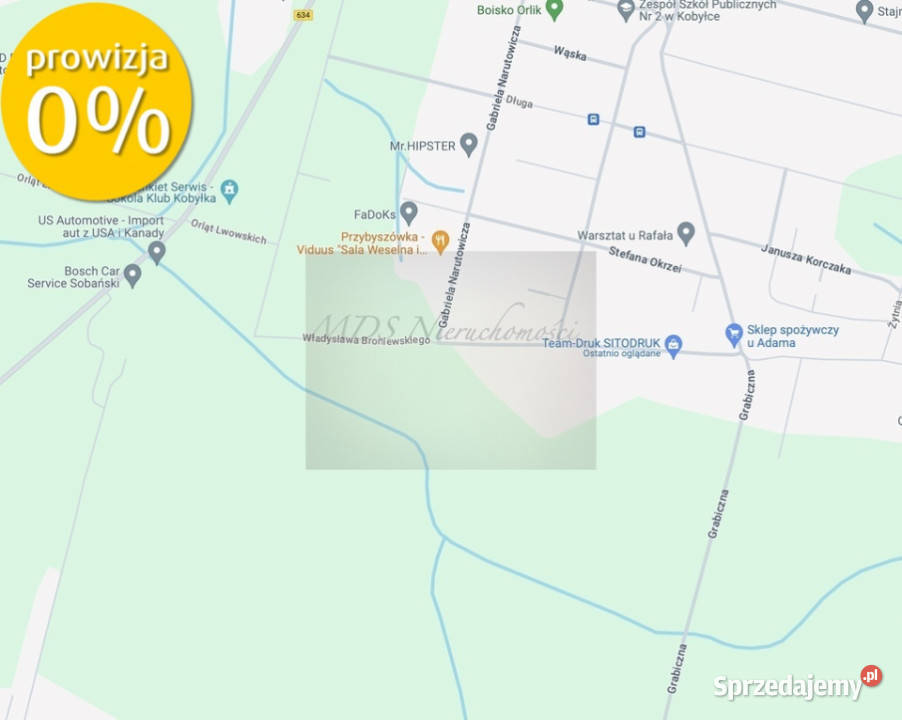 działka pod osiedle media miejskie Ossów