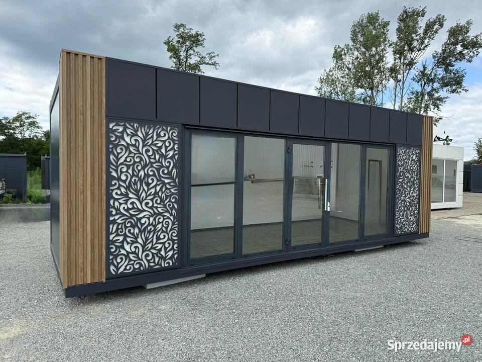 Pawilon 800x300 z dekorem LED biurowy usługowy Wrocław