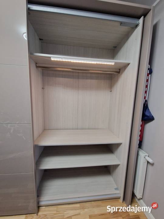 Duża pojemna SZAFA drzwi przesuwne szklane z 260cm małopolskie