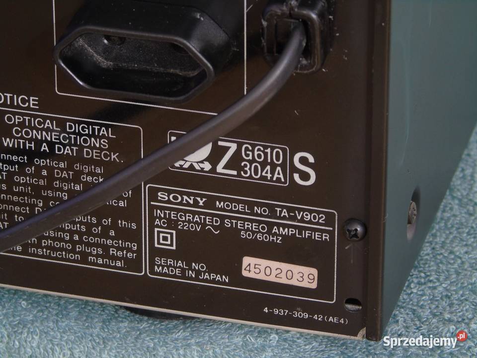 Wzmacniacz Sony TAV902 mocny i sprawny WYSYŁKA Jasło
