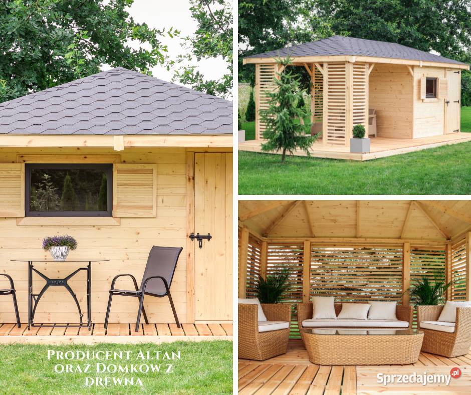 Domek narzędziowy z altaną San Marco z możliwym Radomsko