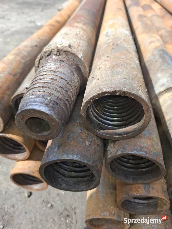 Żerdzie wiertnicze 60mm grubości 3 m długości Pozostałe Targoszyn