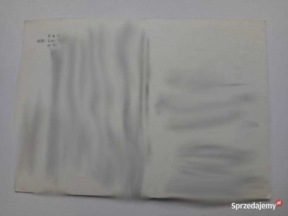 Pocztówka Paryż lata 70te