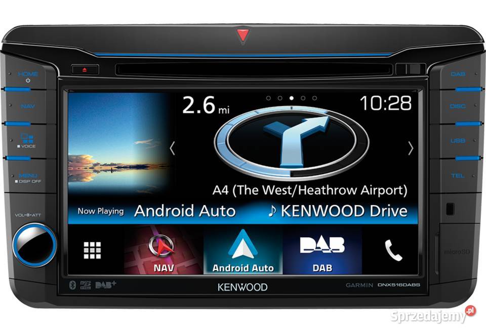 Kenwood DNX516DABS radionawigacja DAB Android Kasina Wielka
