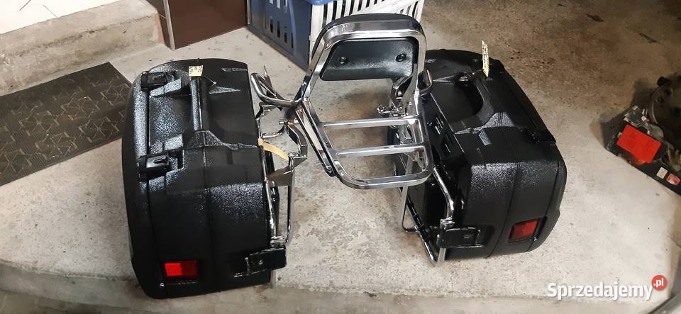 KUFRY BAGAŻNIK STELAŻE I OPARCIE KPL MOTO Jawiszowice