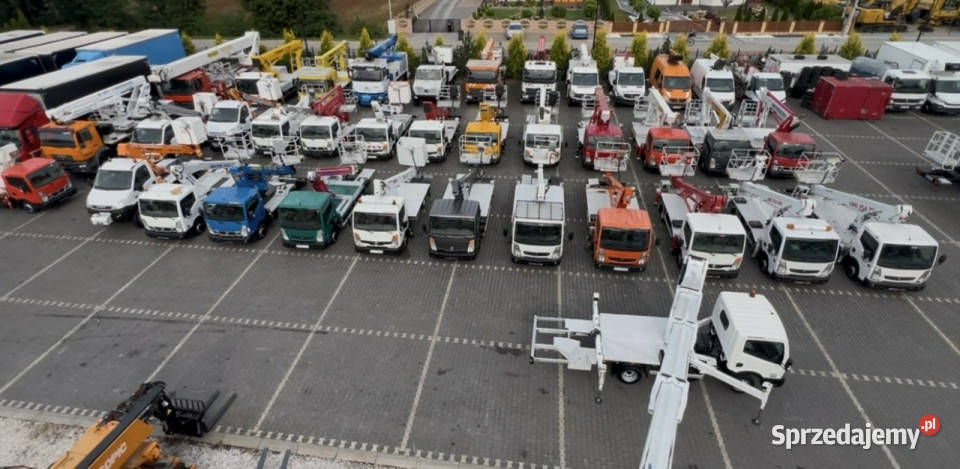 Nissan Cabstar Podnośnik Koszowy 27m RUTHMANN TB nieuszkodzony Widełki