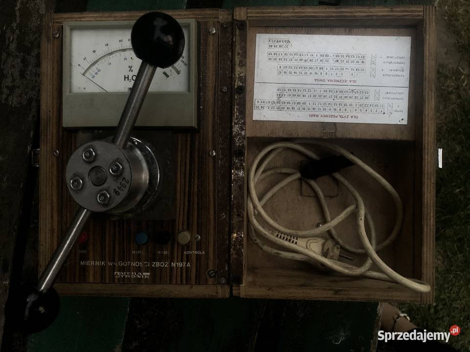 Wilgotnościomierz ziarna Meratronic uszkodzone Terebiń