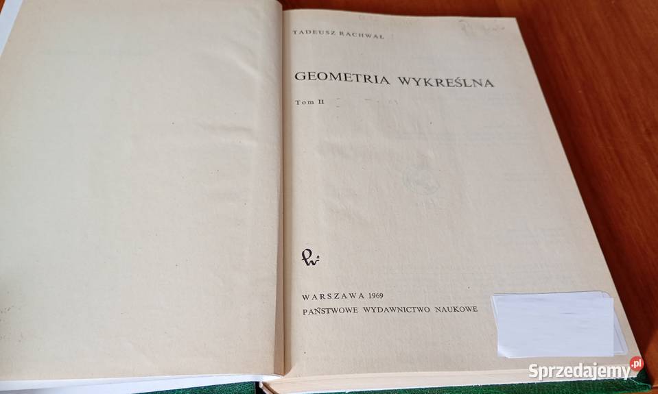 Geometria wykreślna 2 rzutowa album rysunki tradycyjny podręcznik Gdańsk sprzedam