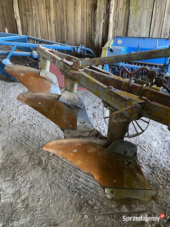 Pług 3 skibowy zagonowy kujawsko-pomorskie Wąwelno