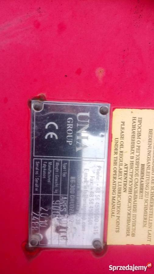 Agregat talerzowy UNIA ARES TL 3m Oława