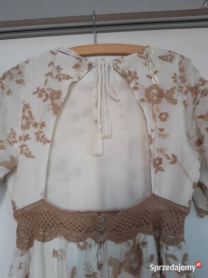 Nowa sukienka maxi Zara z odkrytymi plecami Kraków