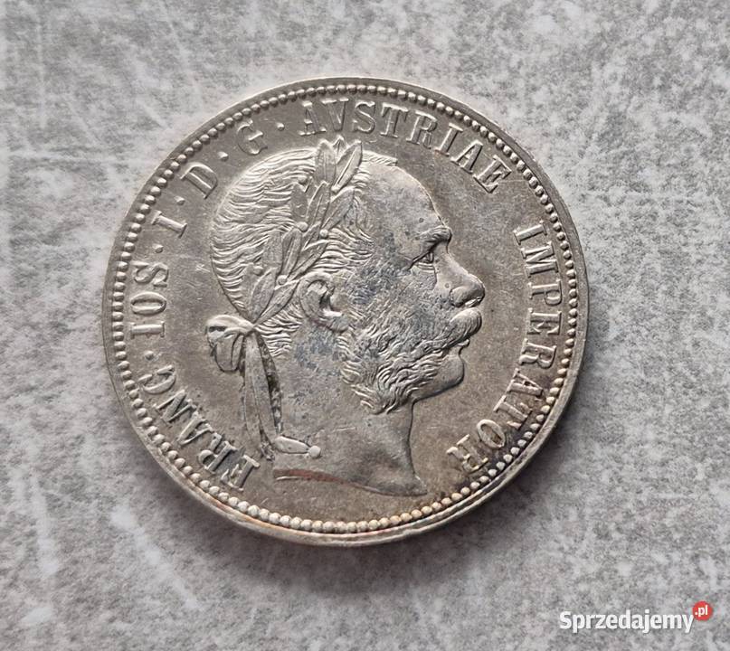 53 AUSTRIA srebro 1 Floren 1886 r Wola Kruszyńska