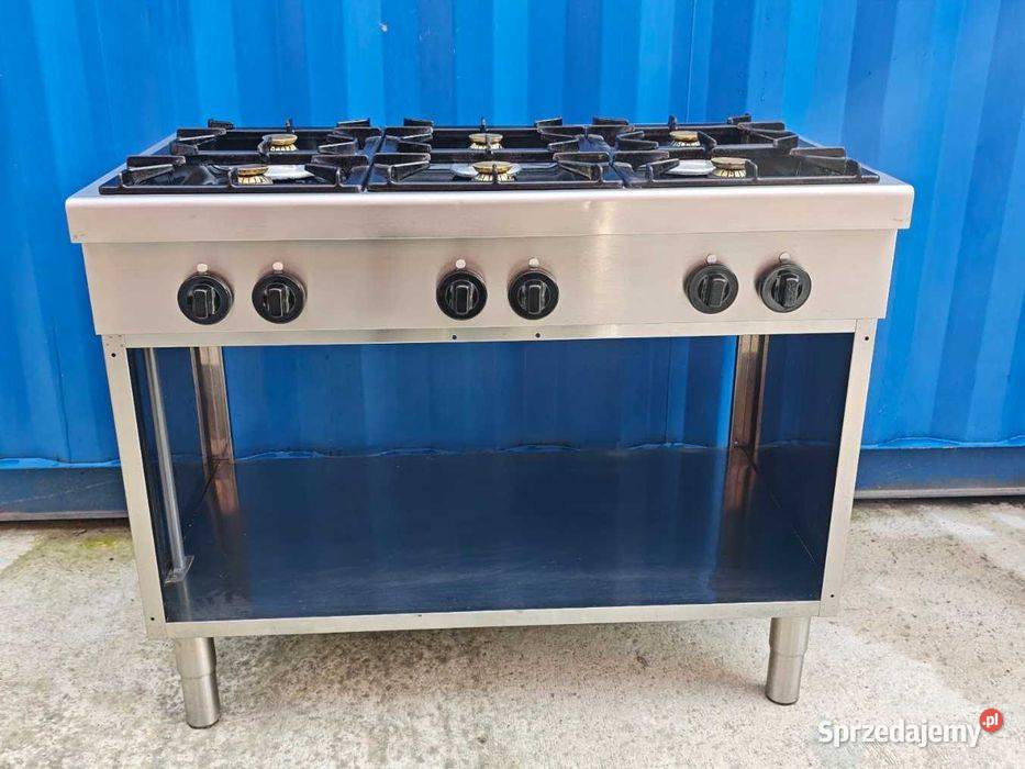 Kuchnia gazowa 6 palników 24 kW 110x65 serwisie Góra