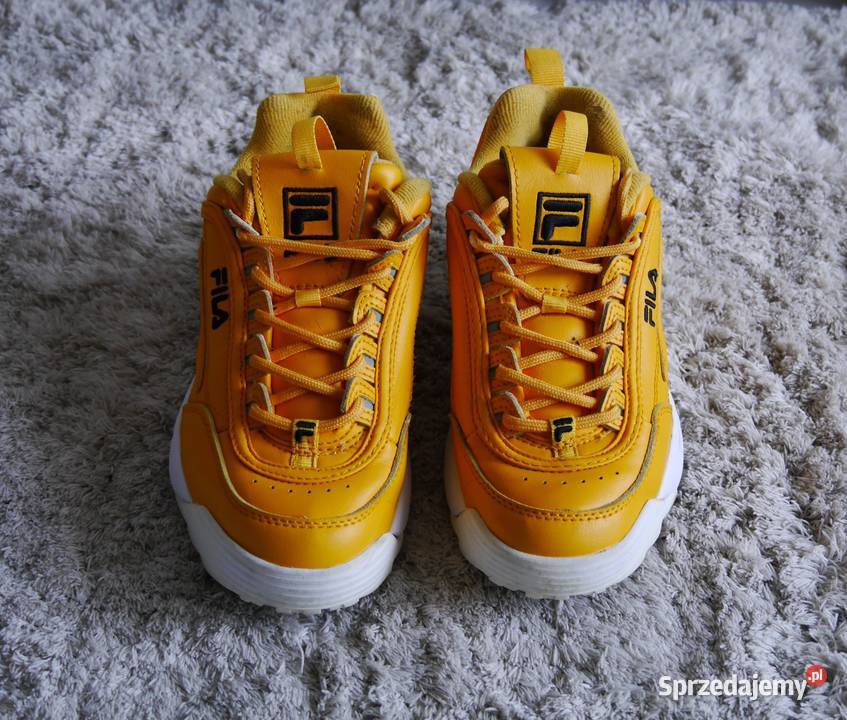 Fila Orange świetne musztardowe buty 375 pomarańczowy Wrocław