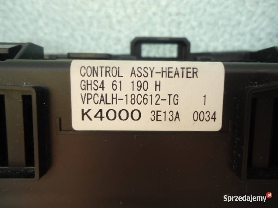 MAZDA 6 PANEL NAWIEWU WYŚWIETLACZ VPCALH18C612TG Części samochodowe śląskie Jaworzno