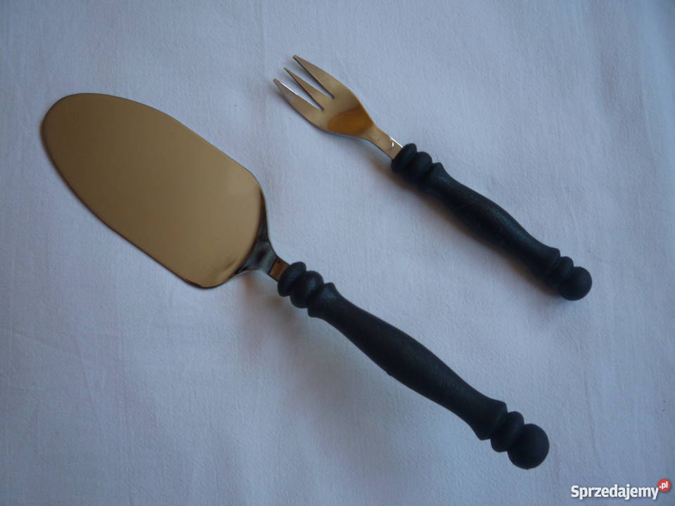 Antyk NOWY Komplet Widelczyki 6 Łopatka Ciasta Szczecin sprzedam