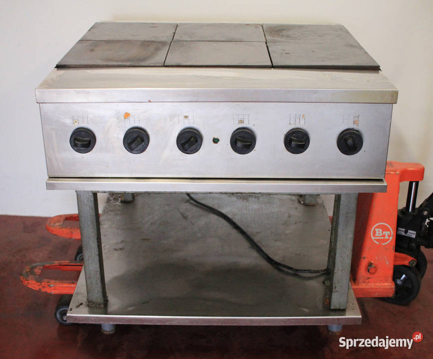 Profesjonalna kuchnia elektryczna 6 płytowa Pszczyna