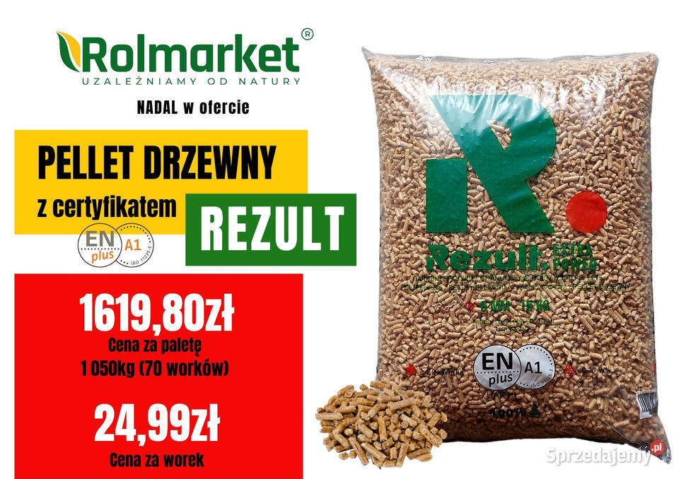 PELLET Drzewny z CERTYFIKATEM pelet drewniany