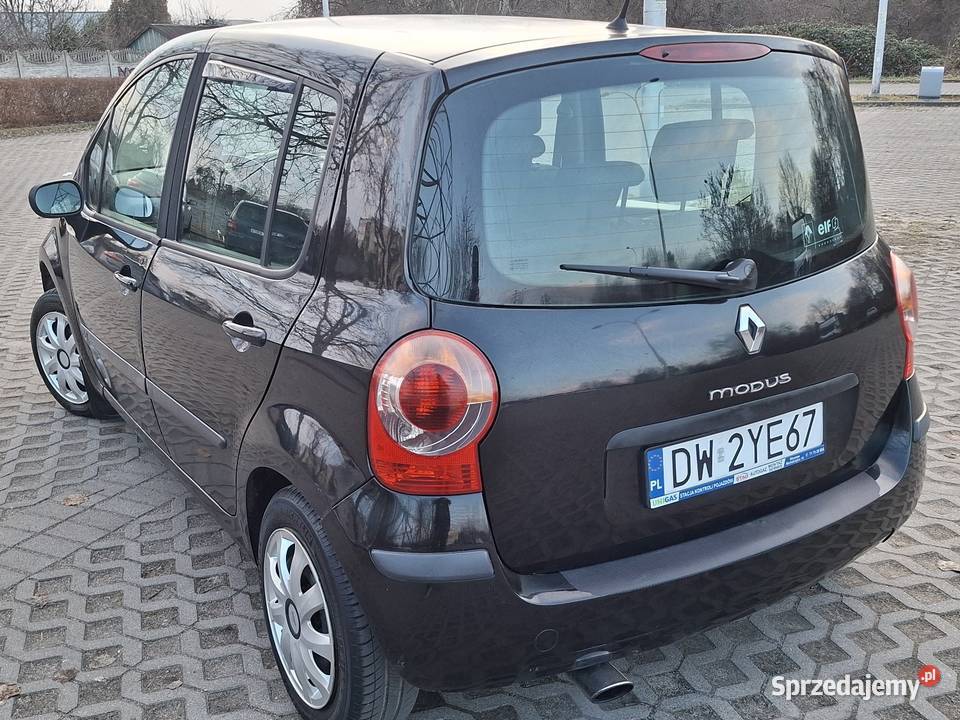 RENAULT MODUS 12e 2004r długie opłaty tanio dolnośląskie Wrocław
