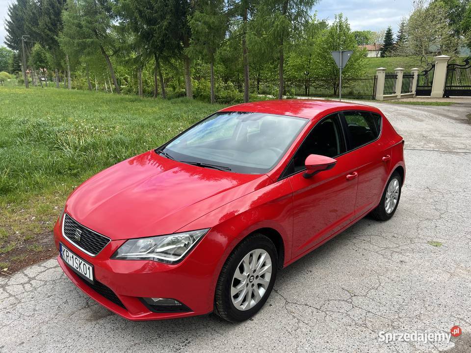 Seat Leon III 16 TDI 105 Hatchback 5D Czerwony Leon Leon Nowa Słupia