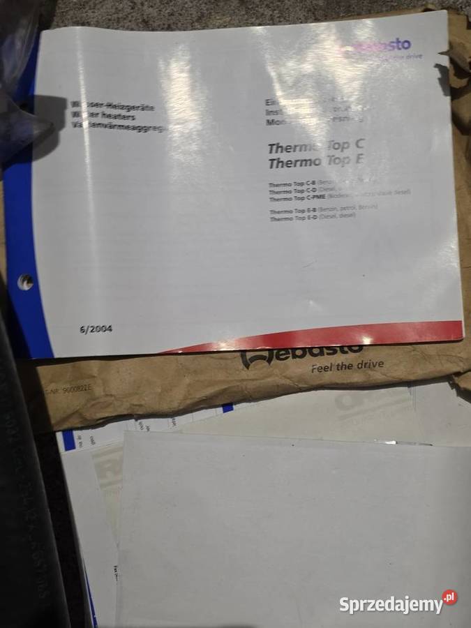 Webasto Thermo Top C Benzyna Nowe Komplet