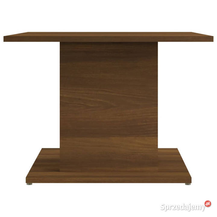 Stolik kawowy brązowy dąb 555x555x40 WM813097 mazowieckie Warszawa