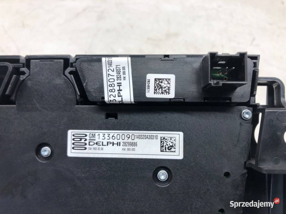 PANEL STEROWANIA RADIA OPEL ASTRA J 13360090 podkarpackie