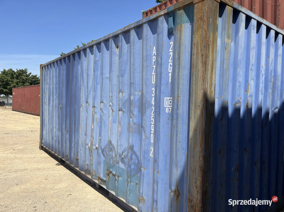 Kontener morski magazynowy 20DV 6M transport HDS