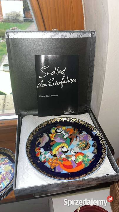 Talerzyk Rosenthal Seria Sindbad Żeglarz Projekt Gdańsk