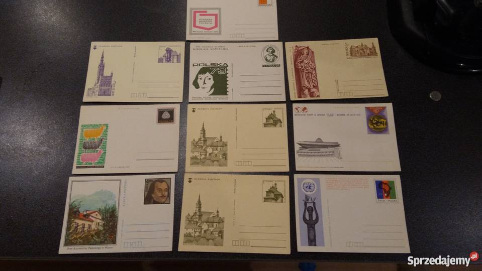 karty pocztowe PRL lata siedemdziesiąte łódzkie Sieradz