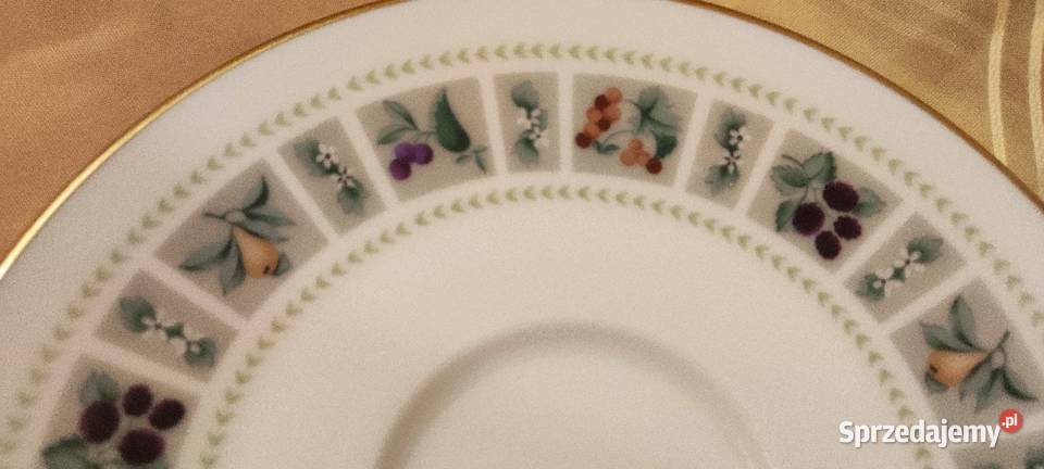 Filiżanka owoce królewska porcelana Royal dolnośląskie Wrocław