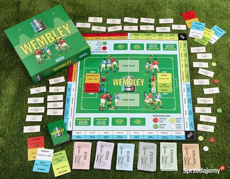 Gra planszowa Gibsons Wembley piłka nożna soccer Rzeszów