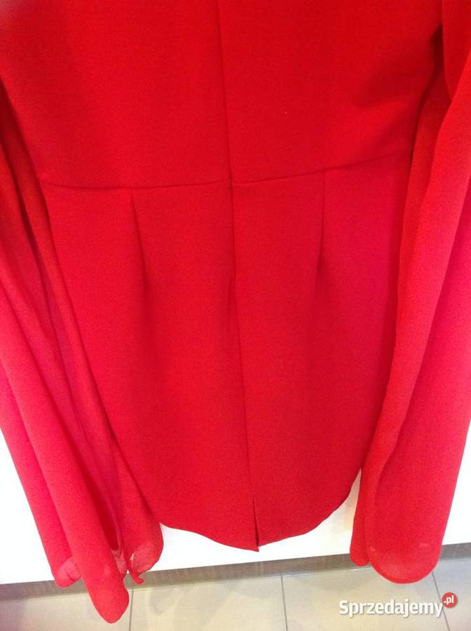 Sukienka Czerwona Koktajlowa Damska WAL G r S Rozmiar 36(S) Nowa Sól sprzedam