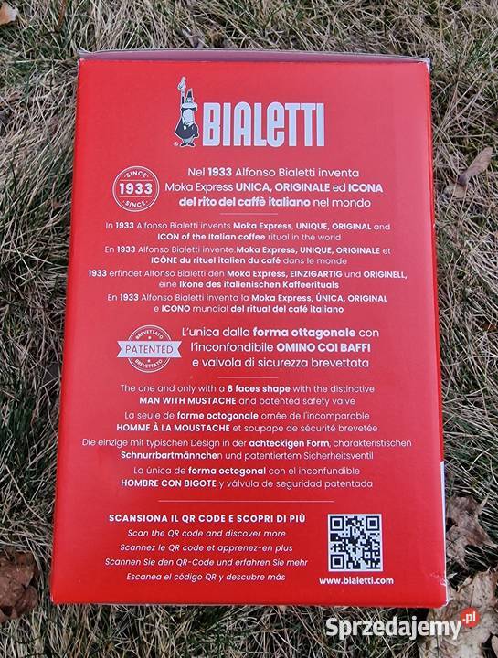 Nowy Zestaw Bialetti Moka Express 2 Kubki Otwock