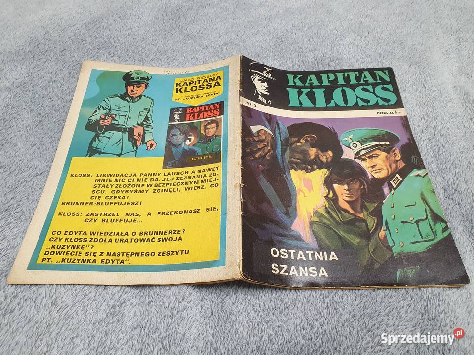 Kapitan Kloss Wsypa 3 wydanie 1 1971 Komiksy Gdynia