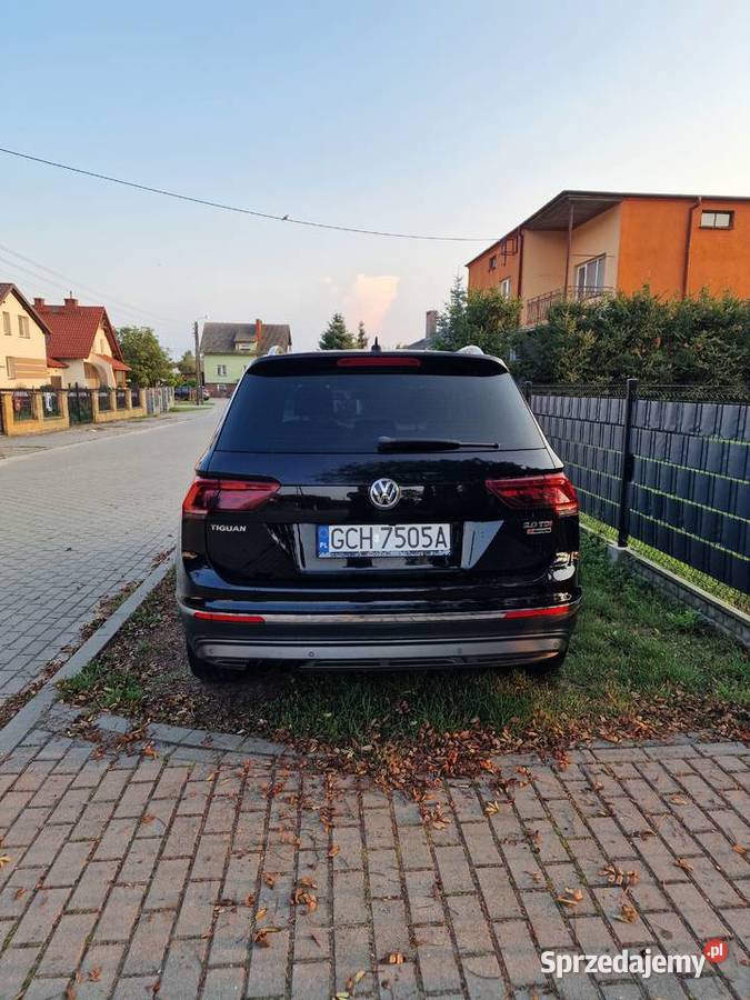 Tiguan 2017r 20 tdi 190 4x4 dsg highline zamiana 190KM Chojnice