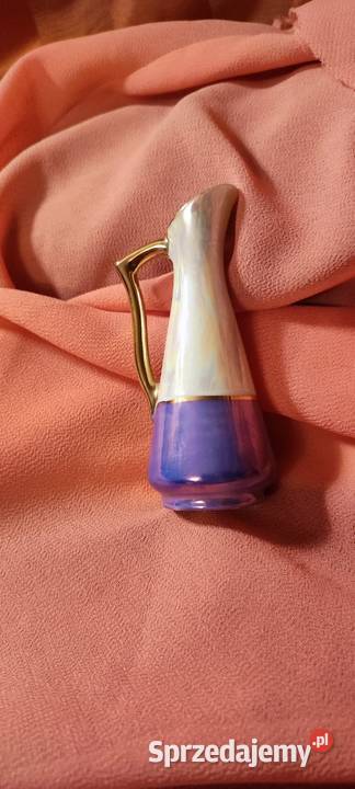 Malutki flakonik dzbanuszek porcelana malowana w Wrocław