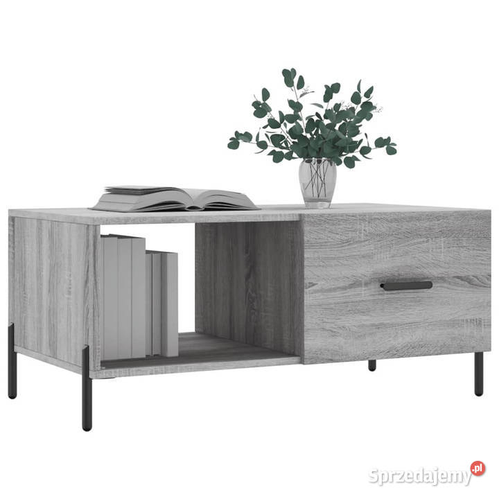 Stolik kawowy szary dąb sonoma 90x50x40 WM829226 mazowieckie