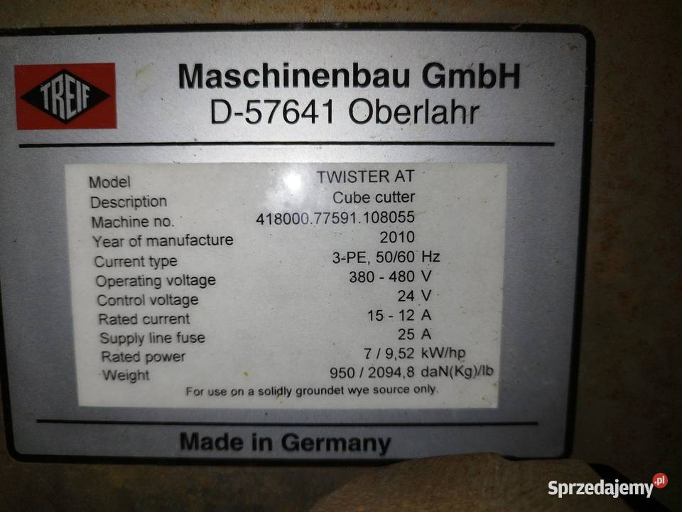 Kostkownica Treif Twister AT 2010 Biznes i Przemysł Wieliczka sprzedam