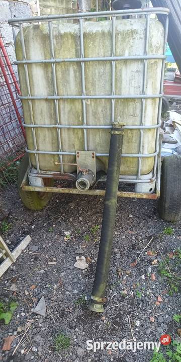 Wózek i beczka na fekalia 1000 L Cieszyn