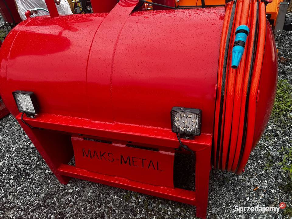 Strażak na wodę 550L firmy MAKS METAL Dostawa na Prudnik sprzedam