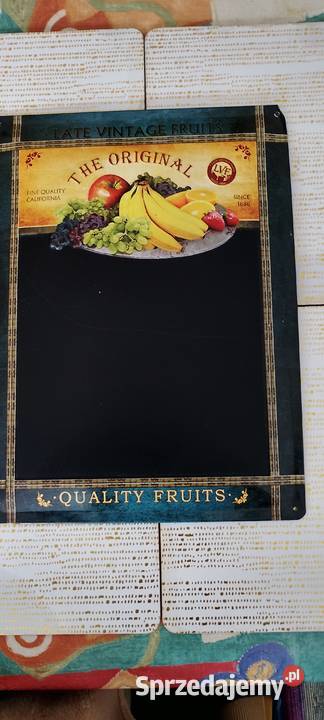 Styl Vintage w Twojej Kuchni Tablica Kredowa Wąbrzeźno