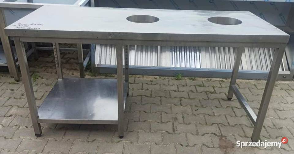 Stół z Dwiema Dziurami Na Odpady 1807085 S 1079O wielkopolskie Ostrów Wielkopolski