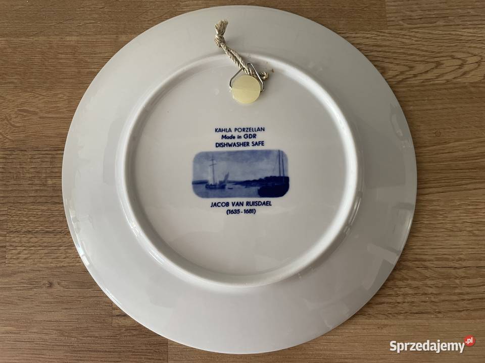 Jacob Van Ruisdael porcelanowy talerz Kahla Pruszcz Gdański