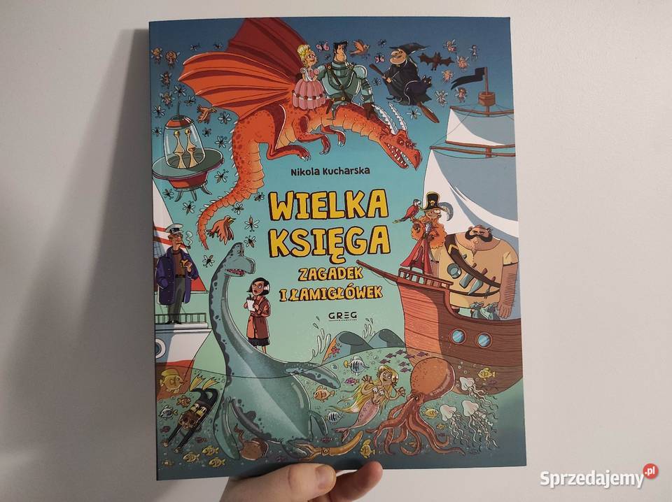 Nowa książka wielka księga zagadek i łamigłówek mazowieckie Płock