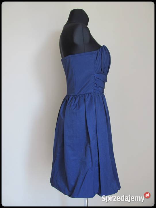 Sukienka gorsetowa SALSA bez ramiączek granatowa Płock