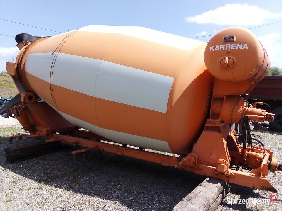 Zabudowa betonomieszarki Karrena Grabie