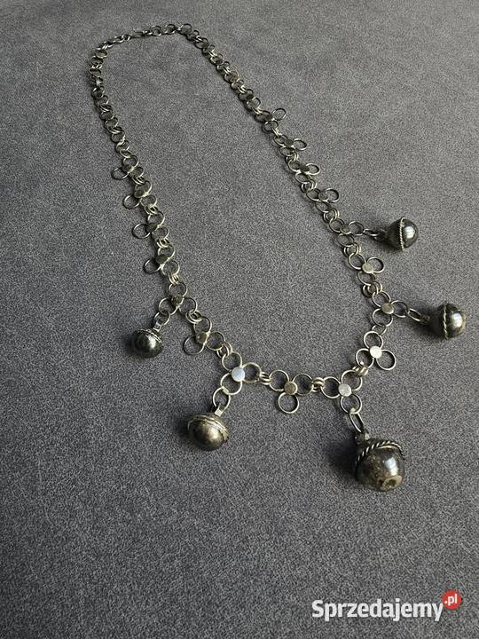 Naszyjnik srebrny kulki Warszawa
